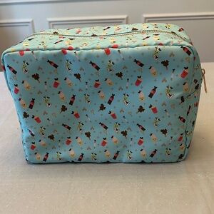 Disney Print Large Pouch/Cosmetic Bag